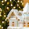 Glitzhome® 11.75" Christmas Macaron Resin Village Table Decor